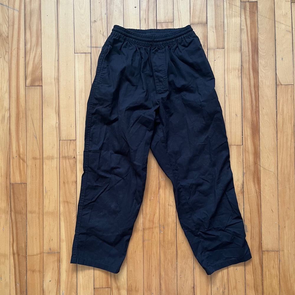 Polar Skate Co. Black Surf Pants Elastic Waist Drawstring Size XS